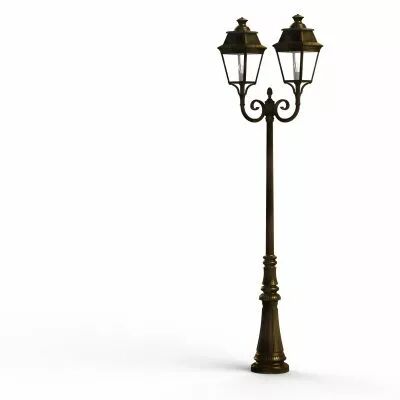 Lampadaire Avenue 3 N�8 Patin� dor� (103032009)
