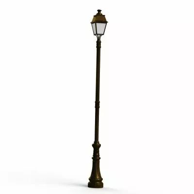 Lampadaire Avenue 4 N�8 E27 Patin� dor� (104164009)