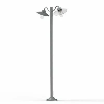 Lampadaire Belcour N�5 Gris m�tal (106010023)