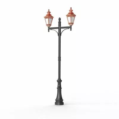 Lampadaire Citadelle N�7 Cuivre patin� sans vernis (116041083)