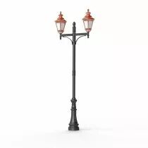 Lampadaire Citadelle N&deg;7 Cuivre patin&eacute; sans vernis (116041083)