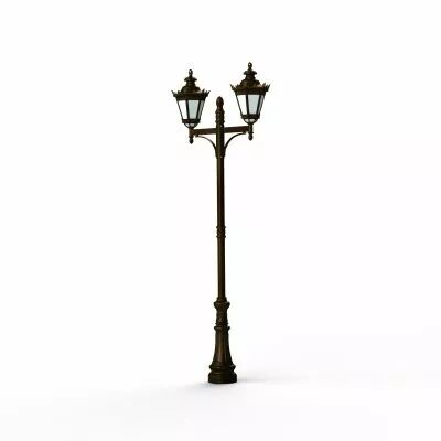 Lampadaire Citadelle N�7 Patin� dor� (116042009)