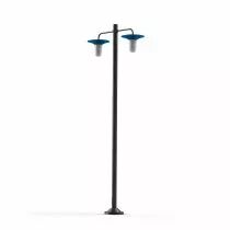 Lampadaire Cooper N°5 Bleu Azur mat (179009134)