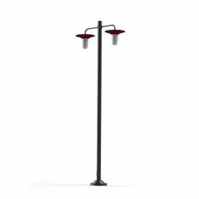 Lampadaire Cooper N�5 Rouge vin (179009066)