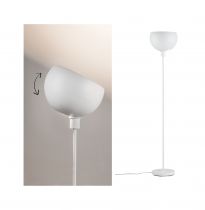 Lampadaire Gambia mono-flamme Blanc dpoli sans ampoule, max. 60 W E27 (70928 )