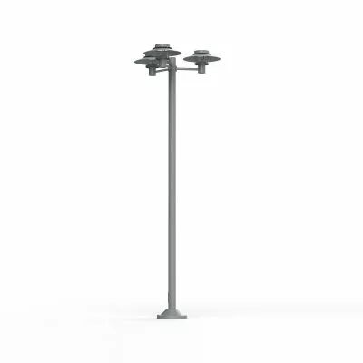 Lampadaire Kerlouan N�8 Gris m�tal (128009023)