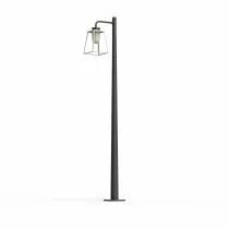 Lampadaire Lampiok 2 N&deg;4 Blanc pur 101 - Gris noir Diffuseur opale (178012101)