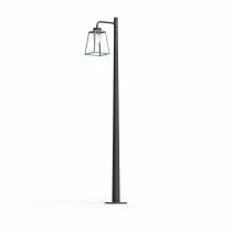 Lampadaire Lampiok 2 N&deg;4 Bleu 111 - Gris noir Diffuseur opale (178012111)