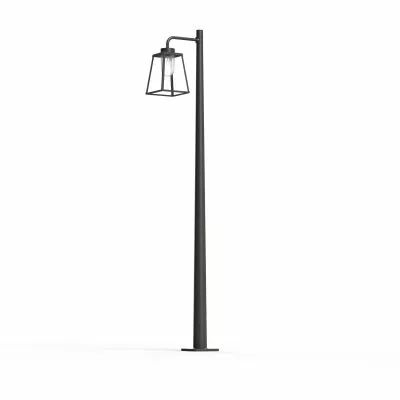 Lampadaire Lampiok 2 N�4 Gris noir Diffuseur opale (178012107)