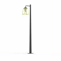 Lampadaire Lampiok 2 N&deg;4 Jaune soufre 068 - Gris noir Diffuseur opale (178012068)