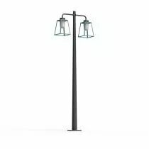 Lampadaire Lampiok 2 N°5 Bleu 111 - Gris noir Diffuseur opale (178014111)