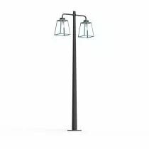 Lampadaire Lampiok 2 N&deg;5 Bleu 111 - Gris noir Diffuseur opale (178014111)