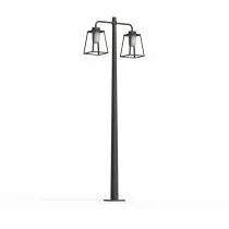 Lampadaire Lampiok 2 N°5 Gris noir Diffuseur opale (178014107)