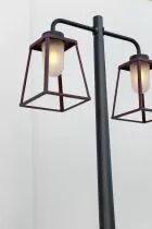 Lampadaire Lampiok 2 N&deg;5 Jaune soufre 068 - Gris noir Diffuseur opale (178014068)