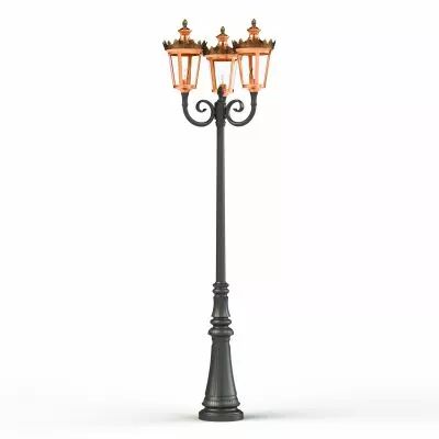 Lampadaire Louvre N�10 E27 Cuivre patin� vernis (133019080)