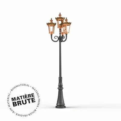 Lampadaire Louvre N�11 E27 Cuivre brut (133021082)