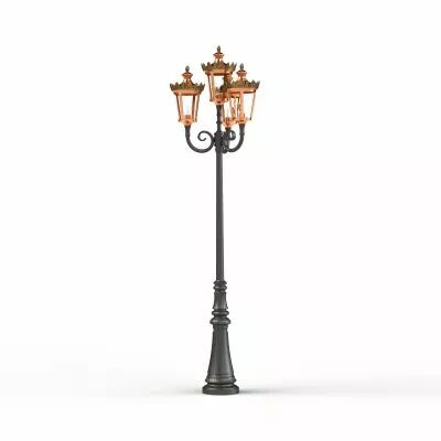 Lampadaire Louvre N�11 E27 Cuivre patin� vernis (133021080)