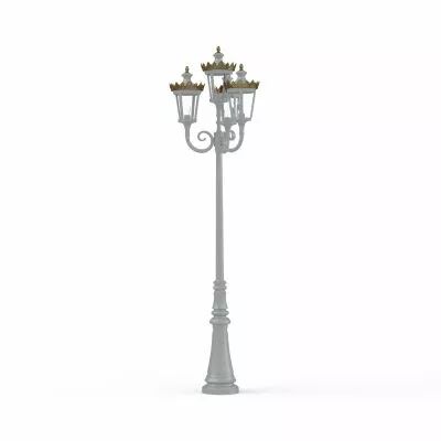 Lampadaire Louvre N�11 E27 Gris soie (133021105)