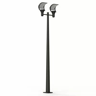 Lampadaire OL33 N�2 verre tremp� Gris noir  LED 18W, 4500K, blanc neutre(144218107)