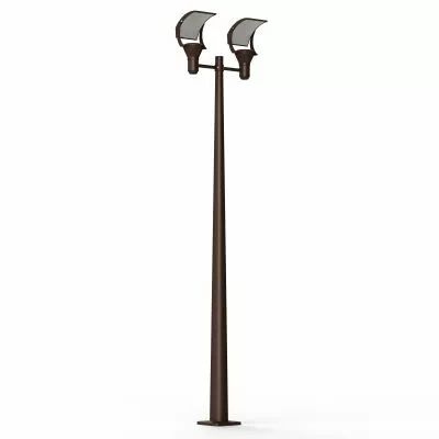 Lampadaire OL33 N�2 verre tremp� Rouille  LED 18W, 4500K, blanc neutre(144218046)