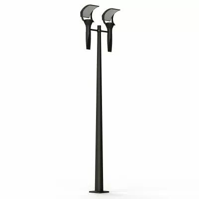 Lampadaire OL33 N�6 verre tremp� Gris noir LED 28W, 4500K, blanc neutre(144215107)