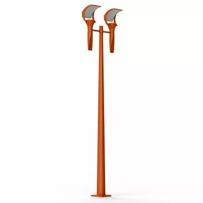 Lampadaire OL33 N�6 verre tremp� Orang� pur LED 28W, 4500K, blanc neutre(144215014)