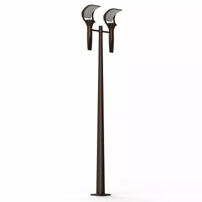 Lampadaire OL33 N�6 verre tremp� Rouille LED 28W, 4500K, blanc neutre(144215046)