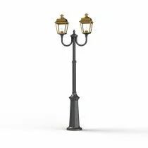 Lampadaire Place des Vosges 1 Tradition N&deg;13 Laiton vernis teint&eacute; (151022070)