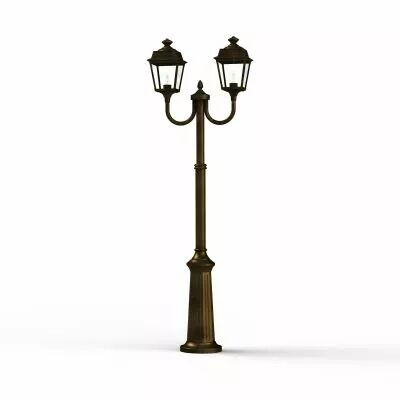 Lampadaire Place des Vosges 1 Tradition N�13 Patin� dor� (151022009)