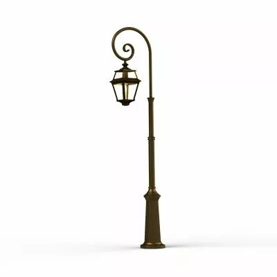 Lampadaire Place des Vosges 2 N�9 Patin� dor� (148009009)