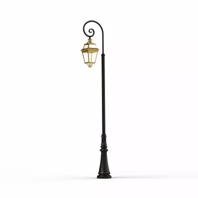 Lampadaire Place des Vosges 3 N�10 Laiton vernis teint� (149010070)
