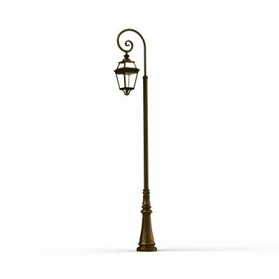 Lampadaire Place des Vosges 3 N�10 Patin� dor� (149010009)