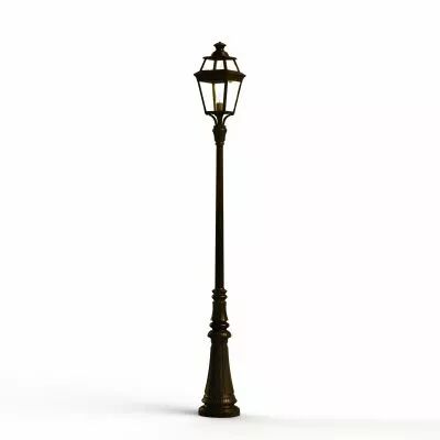 Lampadaire Place des Vosges 3 N�8 Patin� dor� (149008009)