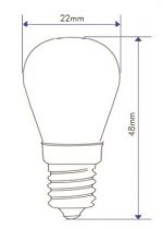 LAMPE 15W 22X48 CLAIR FOUR 300° 230V E14