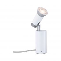 Lampe à poser/applique Runa max 1x_W GU10 Blanc/Gris 230V Métal (79524)