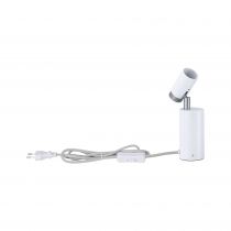 Lampe à poser/applique Runa max 1x_W GU10 Blanc/Gris 230V Métal (79524)