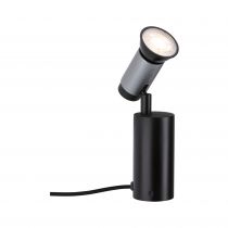 Lampe à poser/applique Runa max 1x_W GU10 Noir/Anthracite 230V métal (79521)