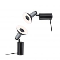 Lampe à poser/applique Runa max 1x_W GU10 Noir/Anthracite 230V métal (79521)