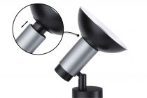 Lampe à poser/applique Runa max 1x_W GU10 Noir/Anthracite 230V métal (79521)