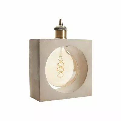 LAMPE � POSER en B�TON E27 - carr�e