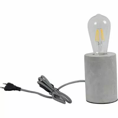 LAMPE � POSER en B�TON E27 - cylindrique
