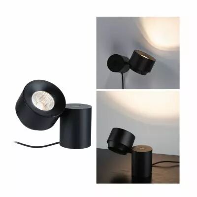 Lampe � poser LED Puric Pane I 3W 3Stepdim Noir 230V m�tal/plastique (79776)
