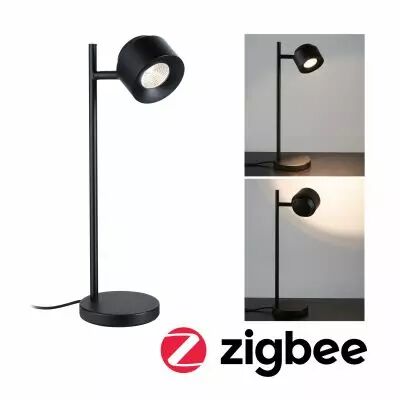 Lampe � poser LED Puric Pane I ZB 4,5W grd Noir 230V M�t/Syn (79782)