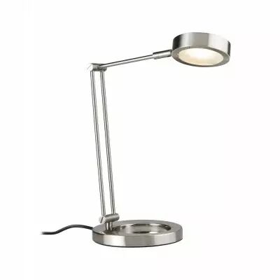 Lampe � poser led zed 5w acier bross� (70245)