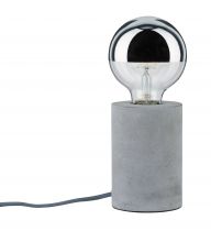 Lampe à poser Neordic Mik 1 flamme Béton (79621)