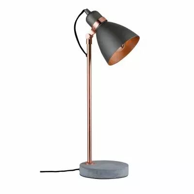 Lampe � poser Neordic Orm 1 flamme Cuivre / B�ton (79624)