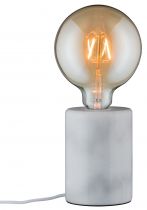 Lampe à poser Neordic Soa 1 flamme Blanc / Marbre (79601)