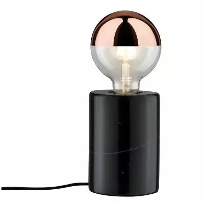 Lampe � poser Neordic Soa 1 flamme Noir / Marbre (79600)