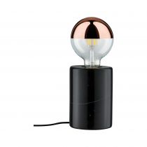 Lampe à poser Neordic Soa 1 flamme Noir / Marbre (79600)