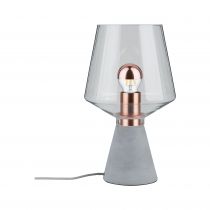 Lampe  poser Neordic Yorik 1 flamme Verre / Bton / Cuivre (79665)